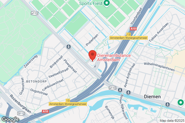 Dierenambulance Amsterdam eo