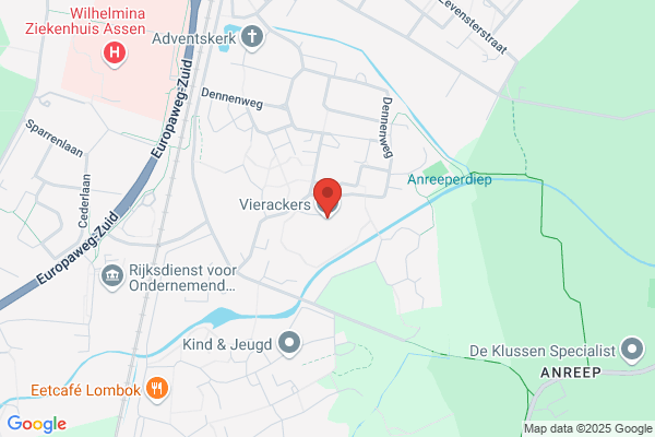 Vierackers, De
