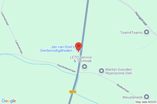 Driel Dierenbenodigdh Bezorgdienst J van