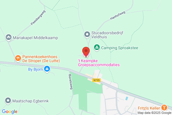Kampeerhuis 't Keampke
