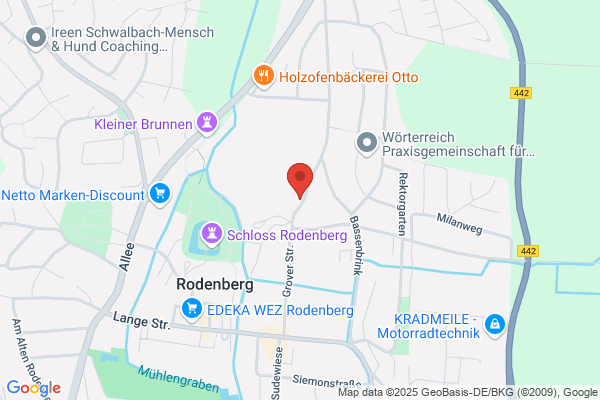Grove Rode Den, De