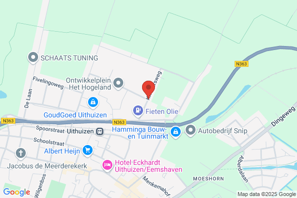 Nieuwenhuyzen Uithuizen, Van