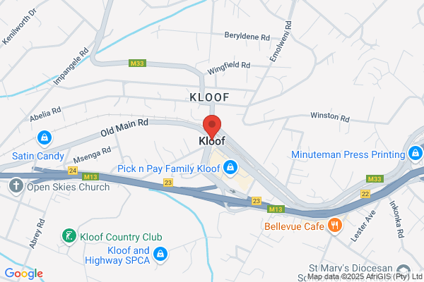 Kloof, Mr A H M Van Der