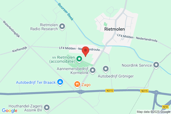 Rietmolen, Te