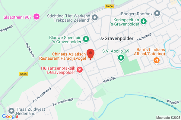 Chinees-Aziatisch Restaurant Paradijsvogel