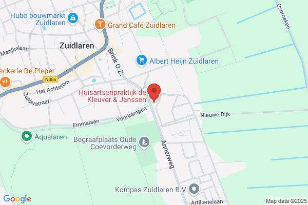 Zuidlaren Ritmeesterlaan | Voetencentrum Wender