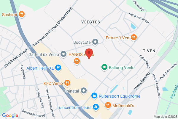 Dam Vakkleding, Van