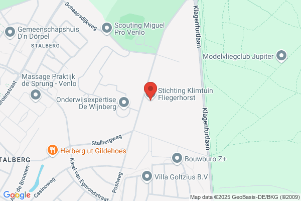 Klimtuin Vliegerhorst, Sticht