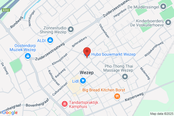 Hubo bouwmarkt Blaauw Wezep