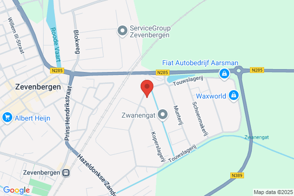 AOC-BEDRIJFSWAGENS IS VERHUISD